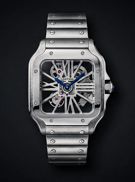saniawatch - Cartier Santos Skeleton